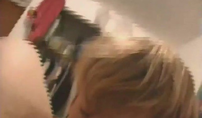 Lesbian with amazing titties grabs her girlfriend and sucks on her breasts hard