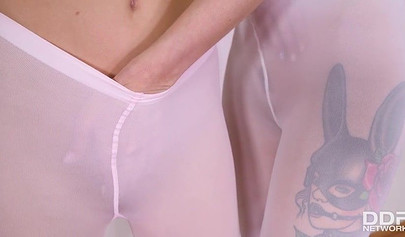 Mia Ferrari and her hot slim friend have some hot lesbian sex on the floor