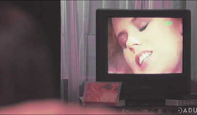 Living room fun with three lesbians who make the couch a sexy fuck fest zone