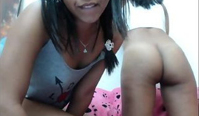 A pair of Venezuelan lesbians are showing their tight body holes on camera