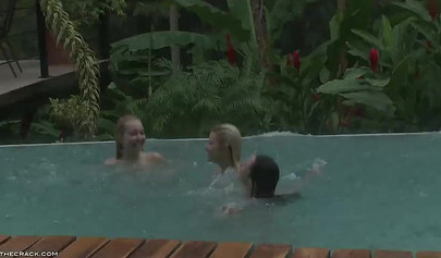 A lot of pussy licking on Costa Rica where you have three young and hot lesbians