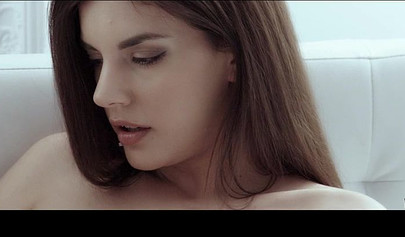 Two lesbians engage in romantic sex while wearing attractive white stockings