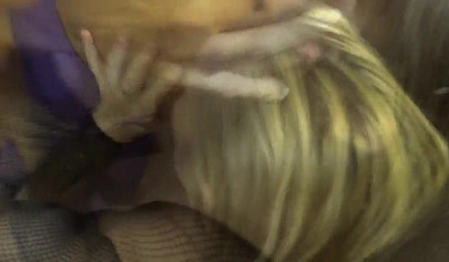 Busty lesbians with monster curves enjoy hardcore tit slapping before strapon sex