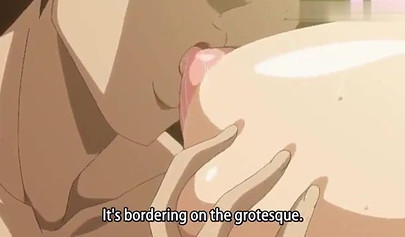 Blonde hentai lesbian and blue alien chick play with each other while being railed