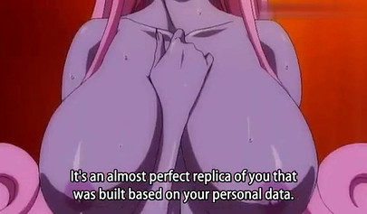 Blonde hentai lesbian and blue alien chick play with each other while being railed