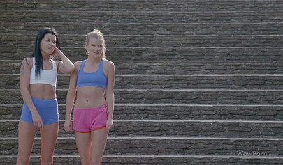 Two Young Girls Fuck Lucky Guy