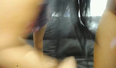 Kinky Lesbians are showing their bodies and cum hard in their live cam sex show