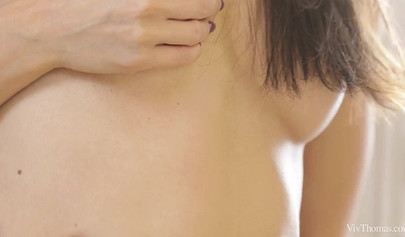 Stunning young babes strip each other to enjoy hot lesbian fingering and licking