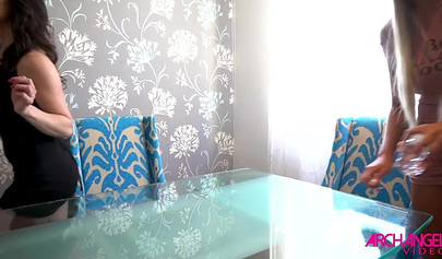 Two busty mature dykes seduce and fuck a cute little teen to a massive orgasm