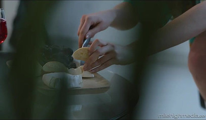 Lesbian puts the moves on a random girl and even performs hot oral sex on her