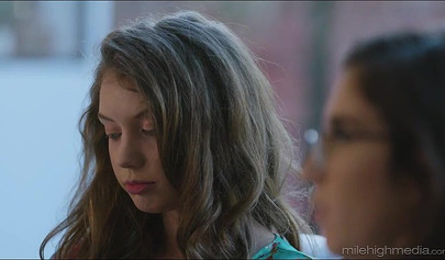 Lesbian puts the moves on a random girl and even performs hot oral sex on her