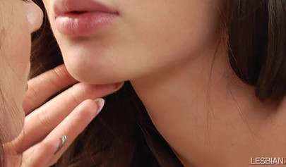 Petite lesbian chicks please each other by licking their wet and cute cunts