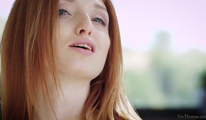 Lesbian great sex for two horny teen chicks in their large and comfortable bed