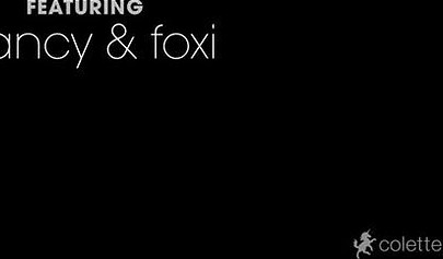 Teenage lesbian babes make passionate love in a gorgeous and romantic setting