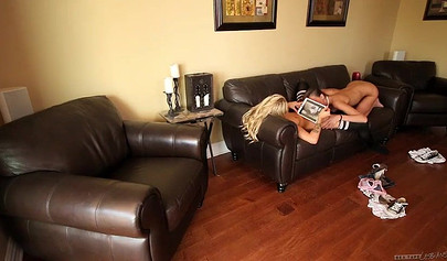 Brunette chick goes down on her friend in POV as we watch her lick her pussy