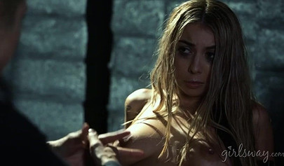 Three lovely blonde bimbos just like to have lesbian sex and nothing else