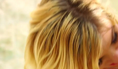 Redhead And Blonde Play With Double-ended Dildo