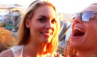 Amateur lesbian girlfriends fool around before enjoying sensual pussy licking