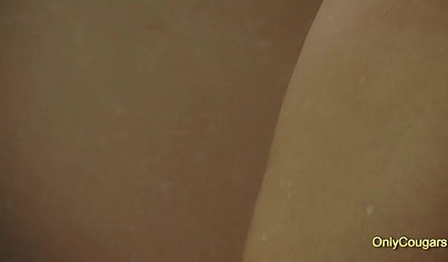 Slutty dykes fool around in a hot tub before using dildos on their soft wet cunts