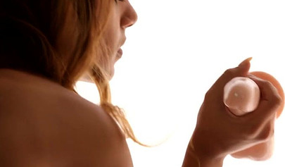 Teenage lesbian chicks work really hard to please each other with their tongues