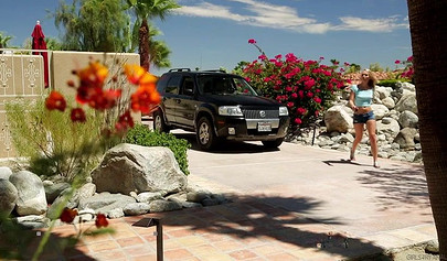 Big bed is barely enough for two sexy blonde lesbians that love having sex