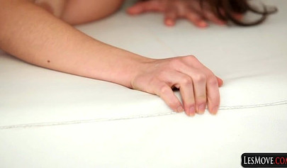 Adorable girls practice scissoring fun (compilation)