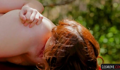 Outdoor lesbian fuck with pretty young girls (compilation)