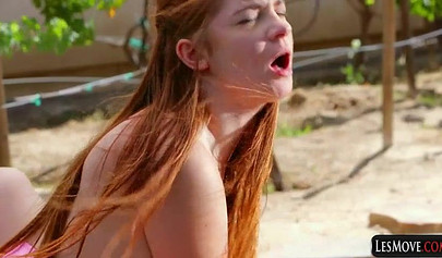 Outdoor lesbian sex with beautiful teens