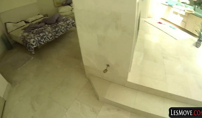 Awesome blonde lesbians in POV compilation