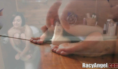 Awesome minx loves fingering and riding a big dildo