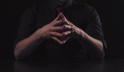 Gentle sex near the mirror after a romantic dinner