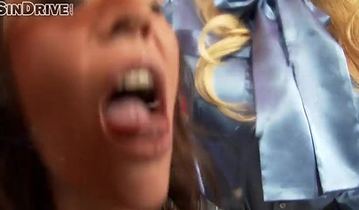 Kinky bitches take part in a dirty lesbian action