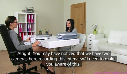 Lara Amour and Rosaline Rosa have sex at the casting