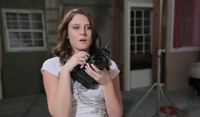 Lesbian photographer and her sexy model are making love