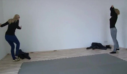 Hot blondes Anastasia & Edita take part in a sexfight