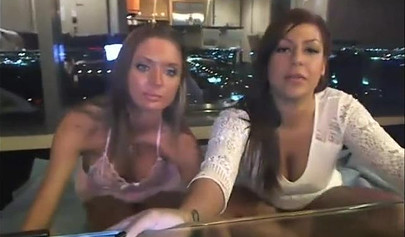 Briana Lee toyed and fucked by her girlfriend in a hotel room