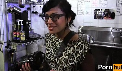 Luxurious brunettes finger each other in the toilet