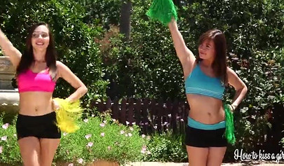 Nice girls Jenna Sativa & Alison Rey love horny fingering