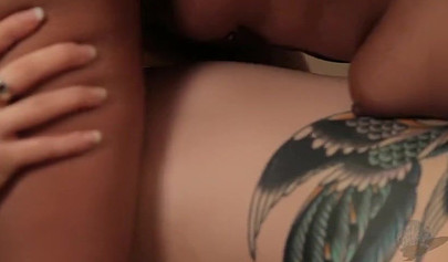 Cute babes finger each other's wet pussy in the shower