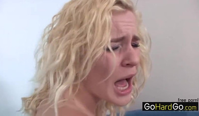 Horny blondes rubbing each other's clit and fingering