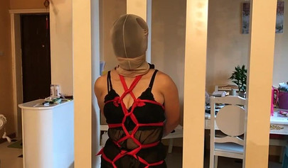 Asian girl is enjoying a bondage with her mistress