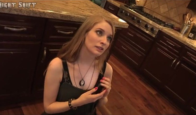 Busty hotties are having fun in the kitchen and in the bedroom