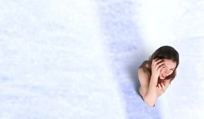 Shrinking girl watches as a stripper masturbates