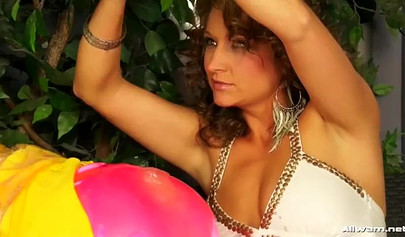 Hot and sexy girls shampooing with each other and undressing