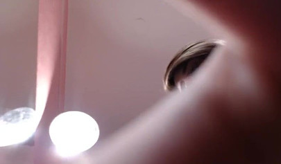 Russian girls play with a blue vibrator in turn