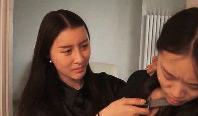 Tied up Asian girl was punished by her strict mistress