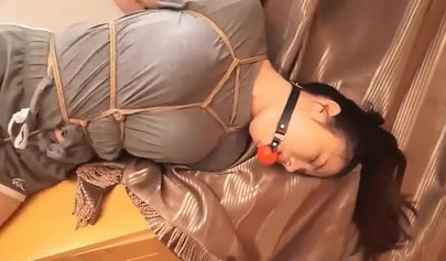 Tied up Asian girl was punished by her strict mistress