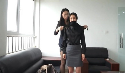 Tied up Asian girl was punished by her strict mistress