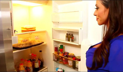 Blonde dyke teen and her stepmom have a pussy licking session in the kitchen
