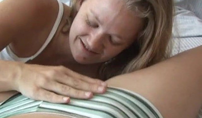 Horny lesbians fool around and use toys before fucking with a massive strapon